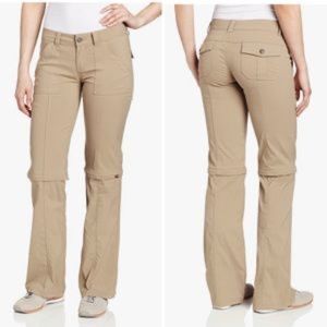 NWOT PrAna Monarch Convertible Hiking Khaki 6T